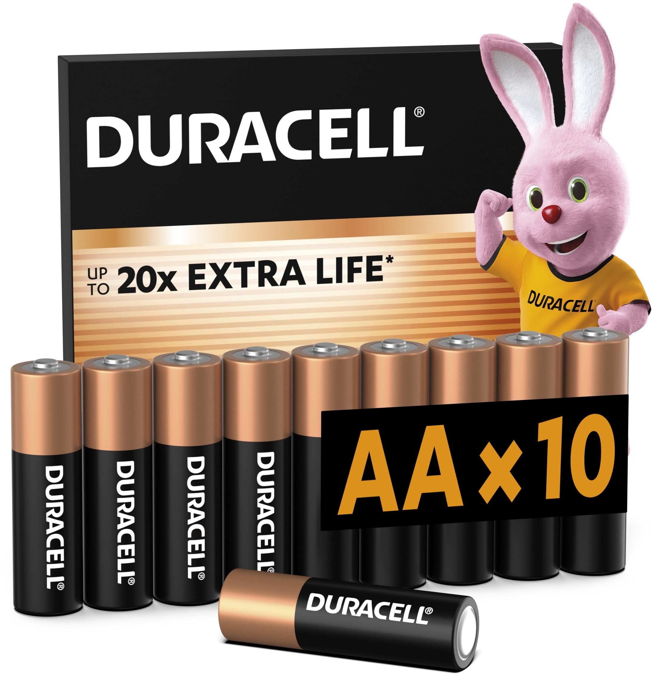 Батарейки Duracell Basic AA 10 шт (5000394152496) фото 