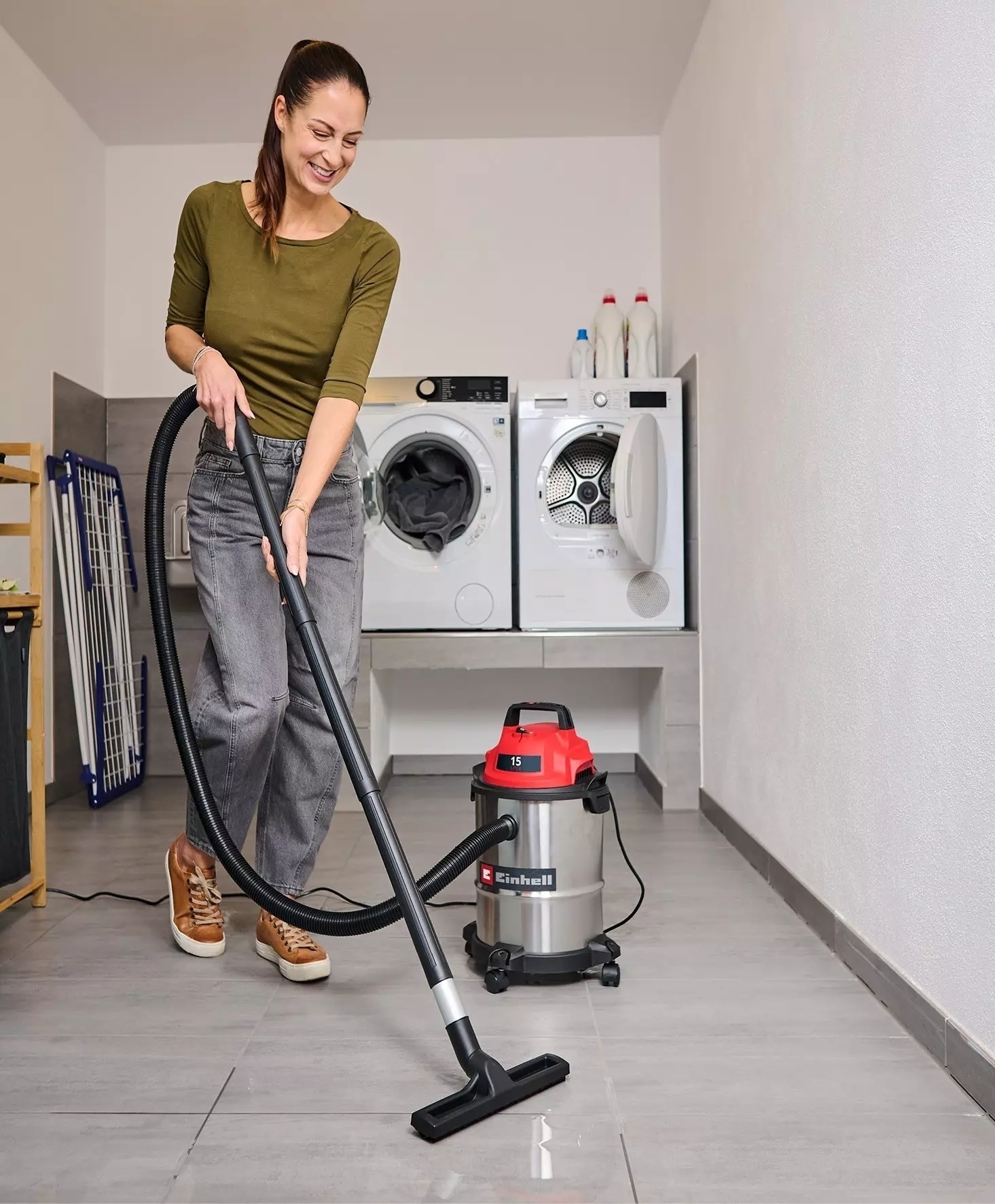 Пылесос профессиональный Einhell TC-VC 1540 S 900Вт (2347405) фото 7