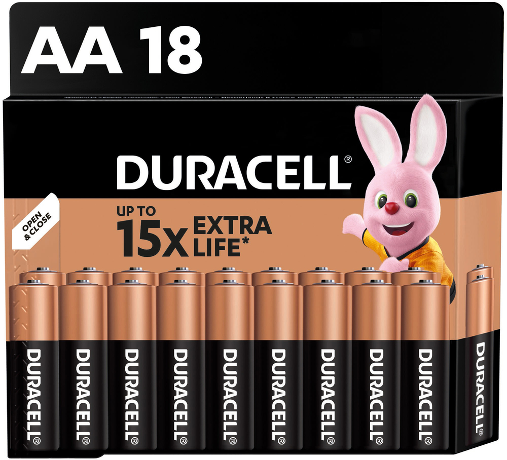 Батарейки Duracell Basic AA 18 шт (5000394107519) фото 2