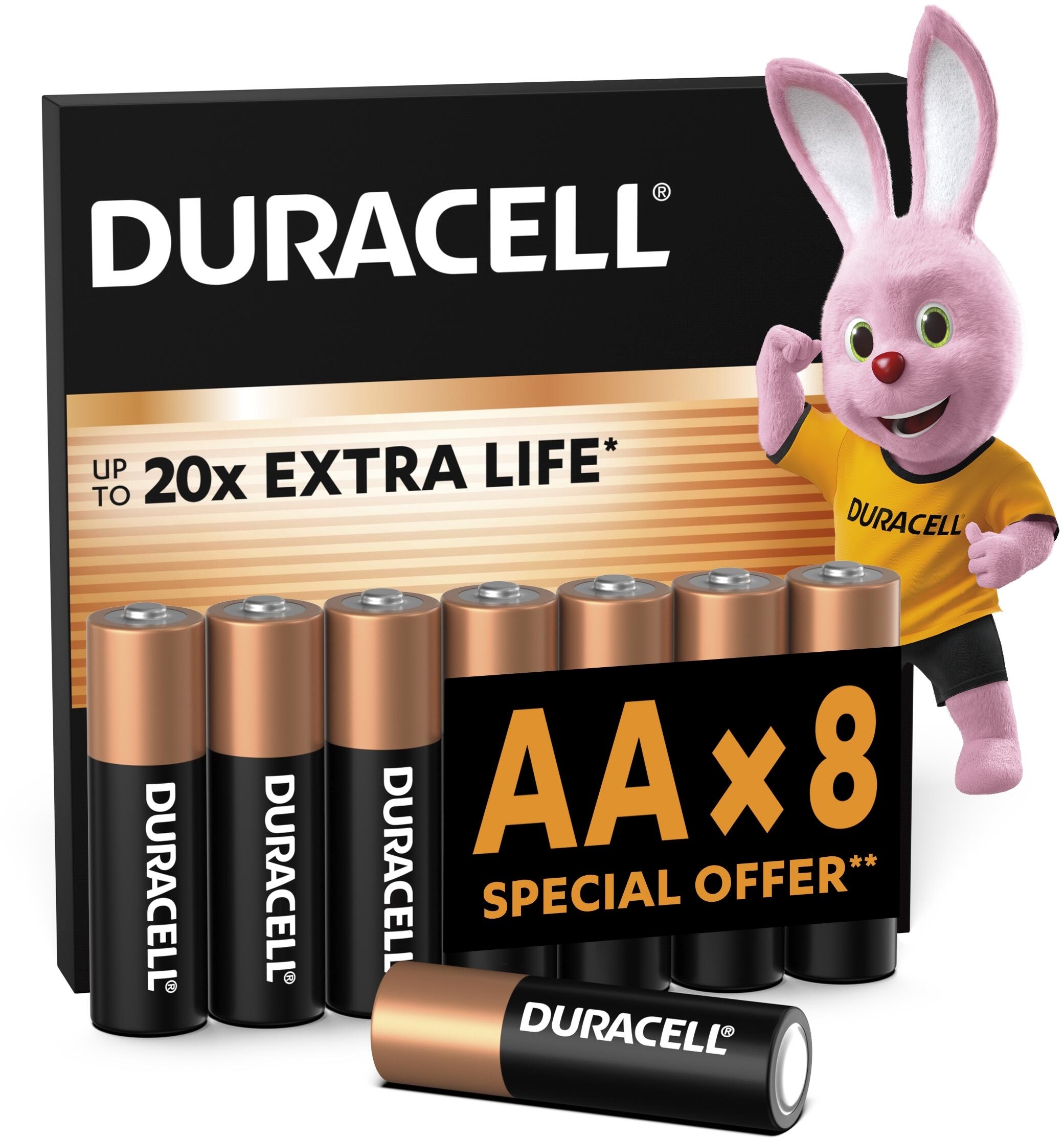 Батарейки Duracell Basic AA 8 шт (5000394058019) фото 3