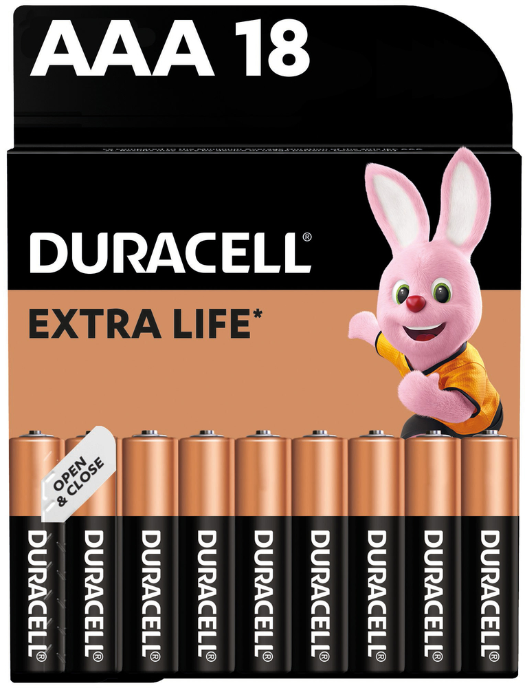 Батарейки Duracell Basic AAА 18 шт (5000394107557) фото 2