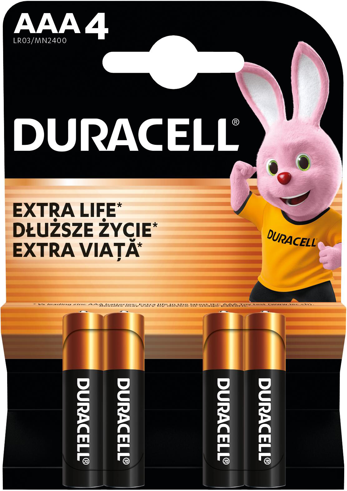 Лужні батарейки Duracell Basic AAА 4 шт (5000394077164)фото