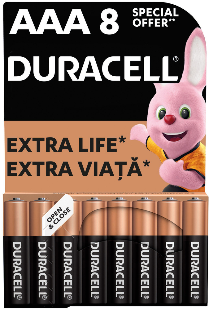 Батарейки Duracell Basic AAА 8 шт (5000394203358) фото 2