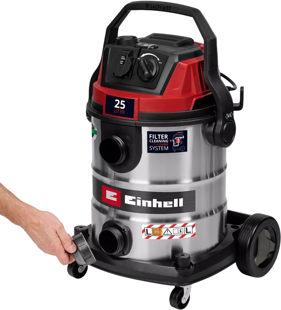 Пылесос профессиональный Einhell TE-VC 2580 SACL 1100Вт (2347435) фото 5