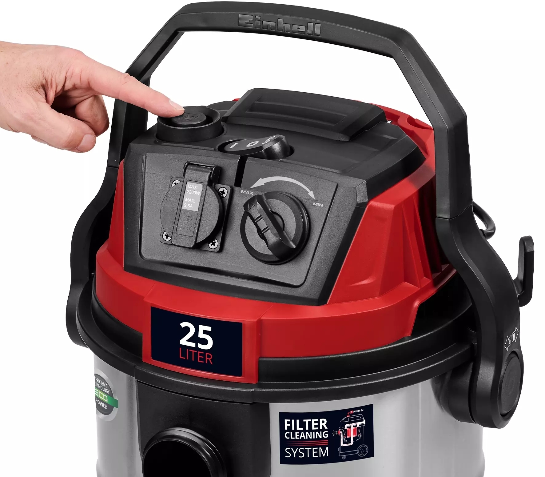Пылесос профессиональный Einhell TE-VC 2580 SACL 1100Вт (2347435) фото 9