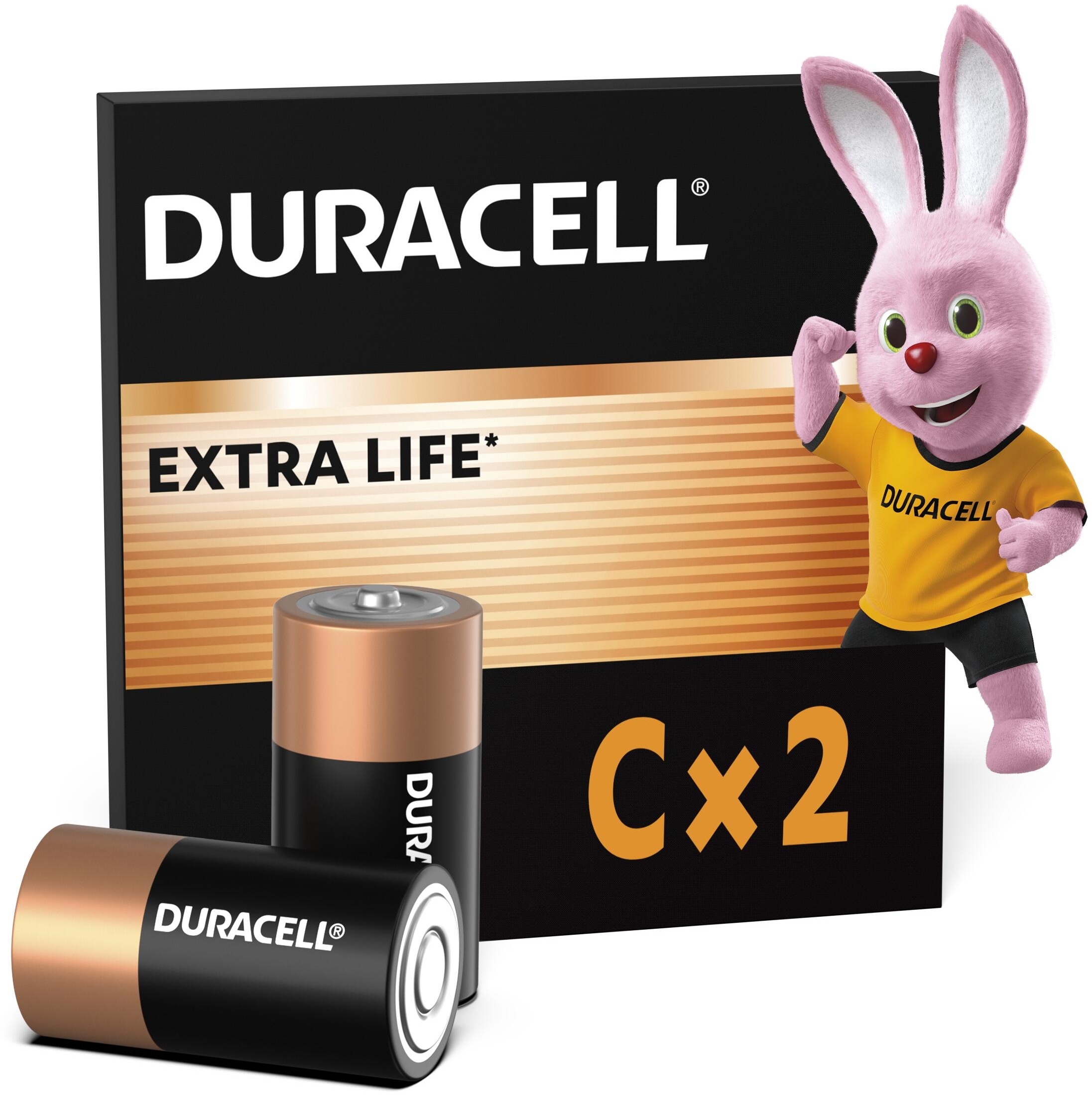 Батарейки Duracell C 2 шт (5000394076761) фото 
