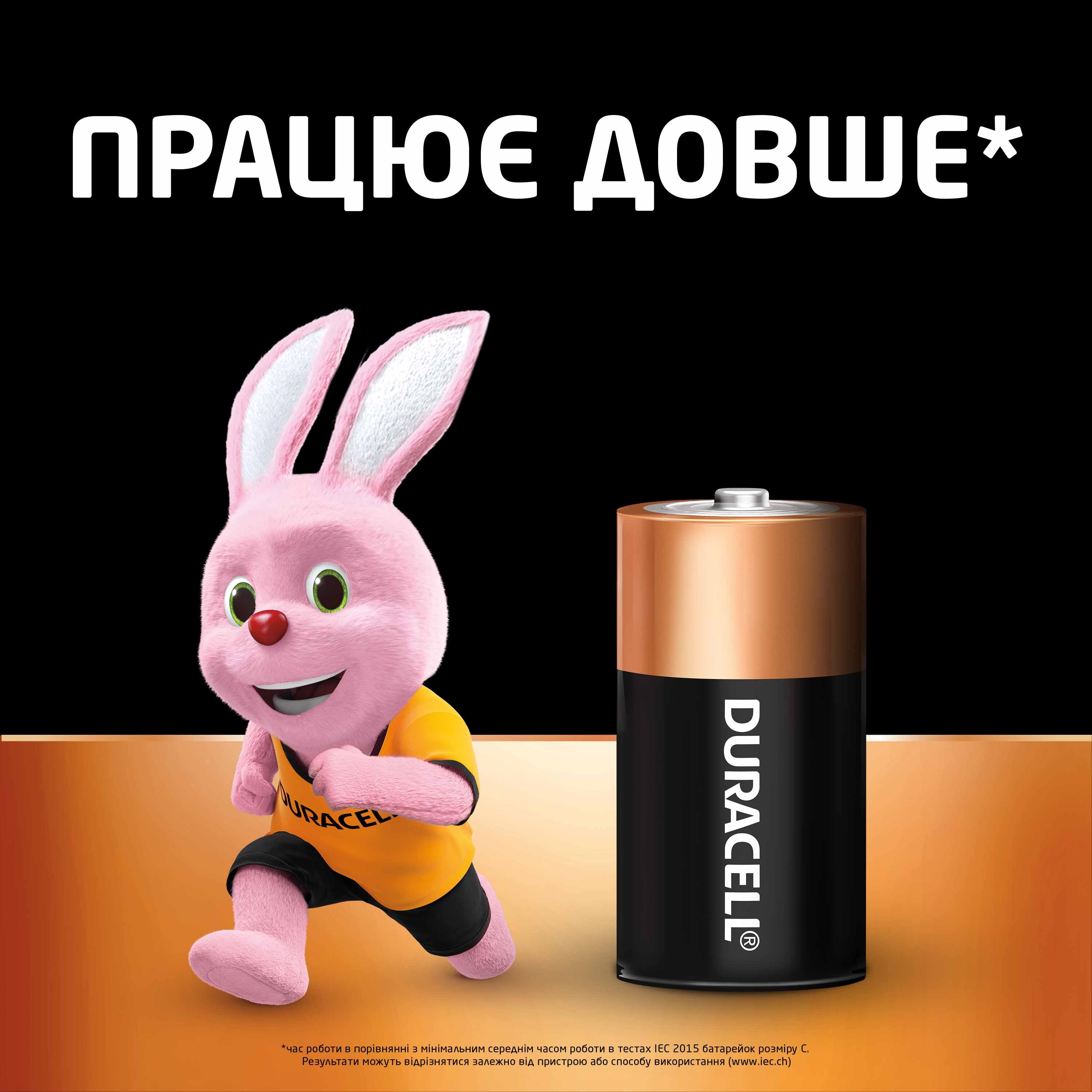 Щелочные батарейки Duracell C 2 шт (5000394076761) фото 