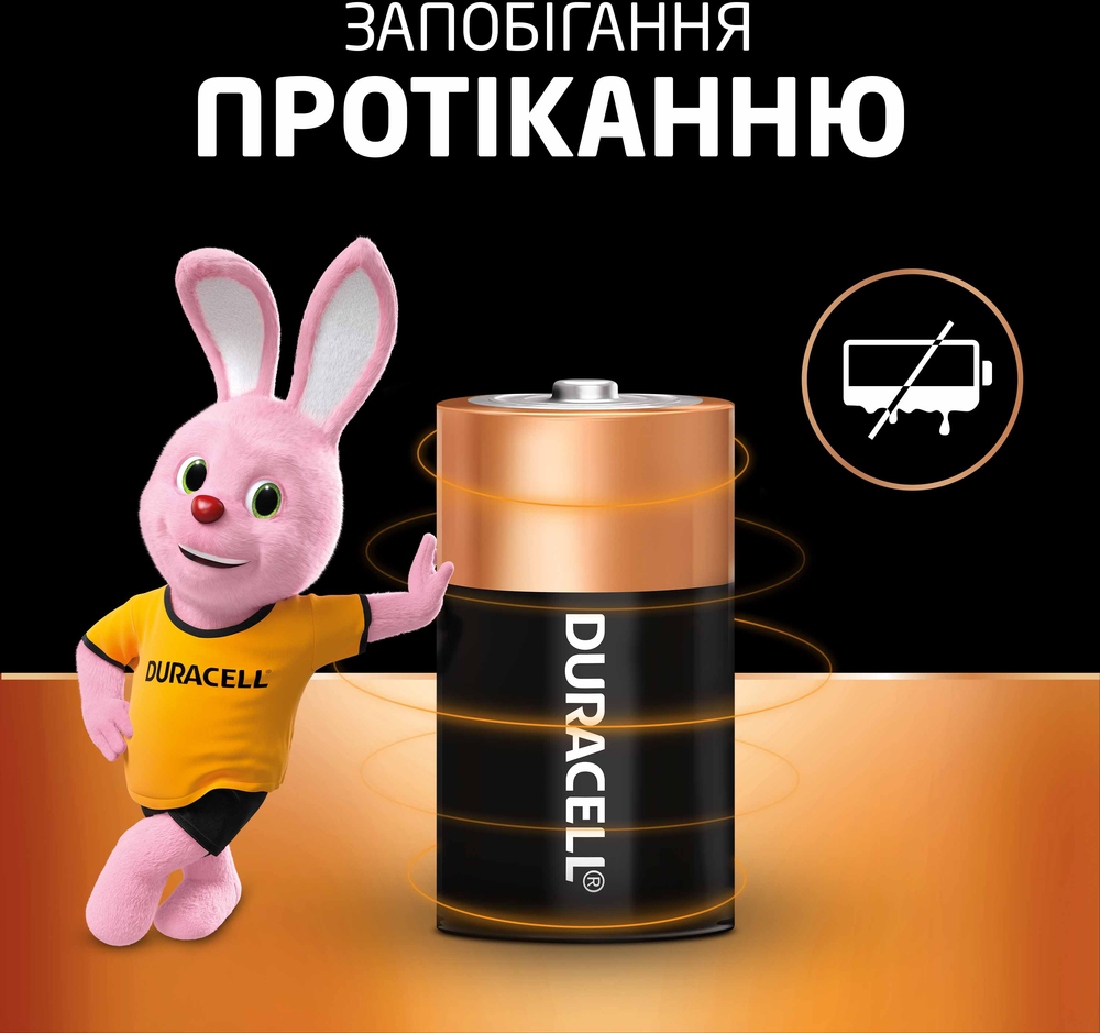 Батарейки Duracell D 2 шт (5000394076730) фото 4