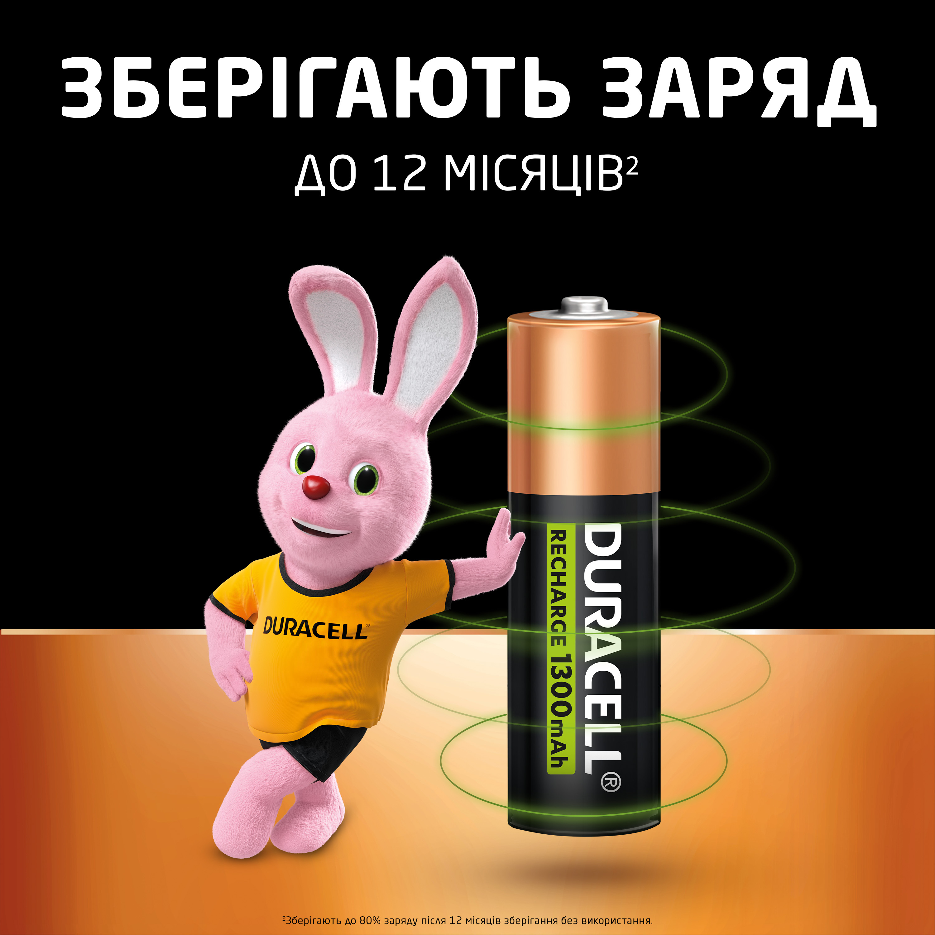 Акумулятори Duracell Rechargeable AA 1300 mAh 2 шт (5000394047716)фото
