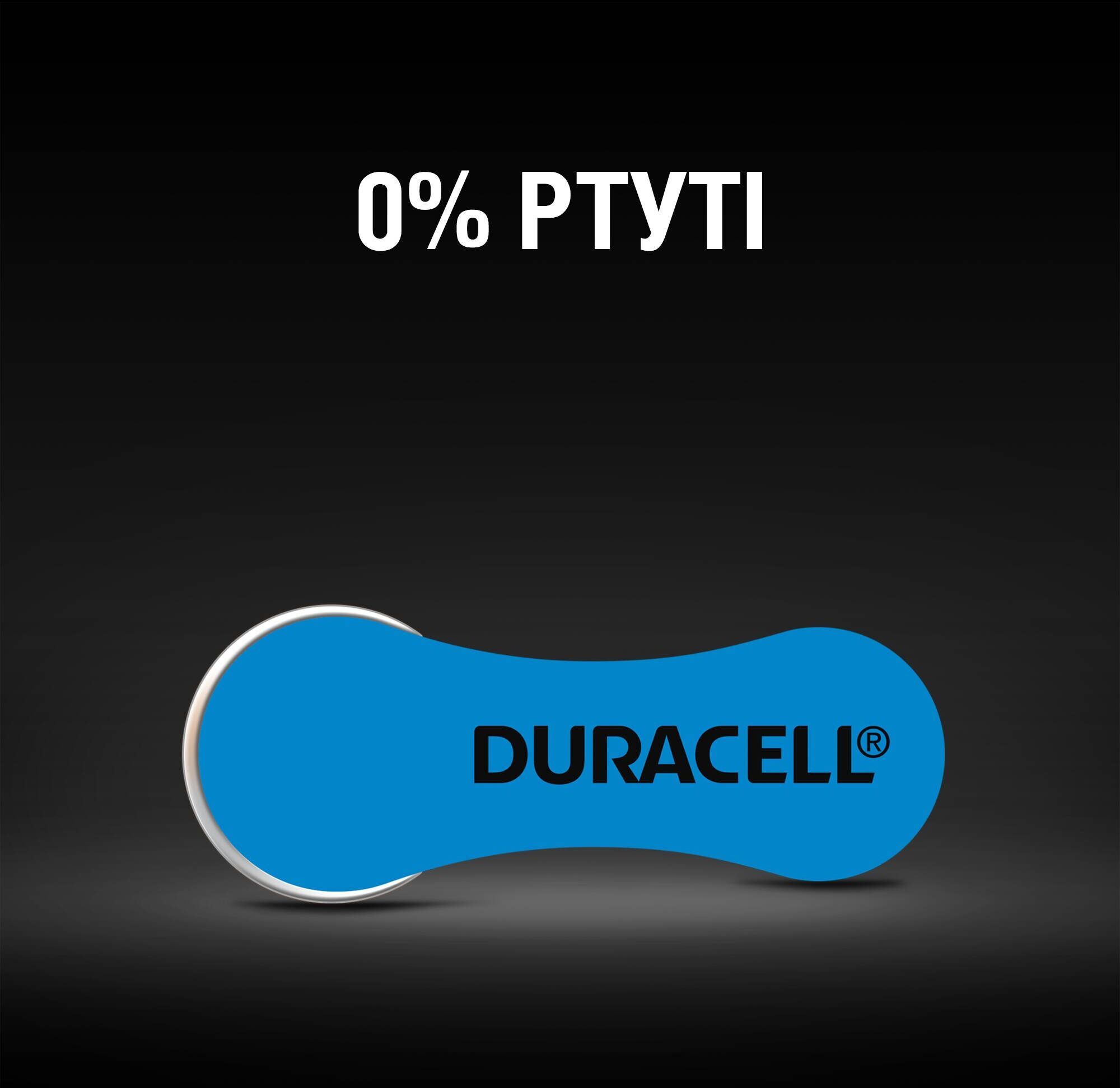 Батарейки для слуховых аппаратов Duracell, размер 675, 6 шт (5000394167292) фото 7