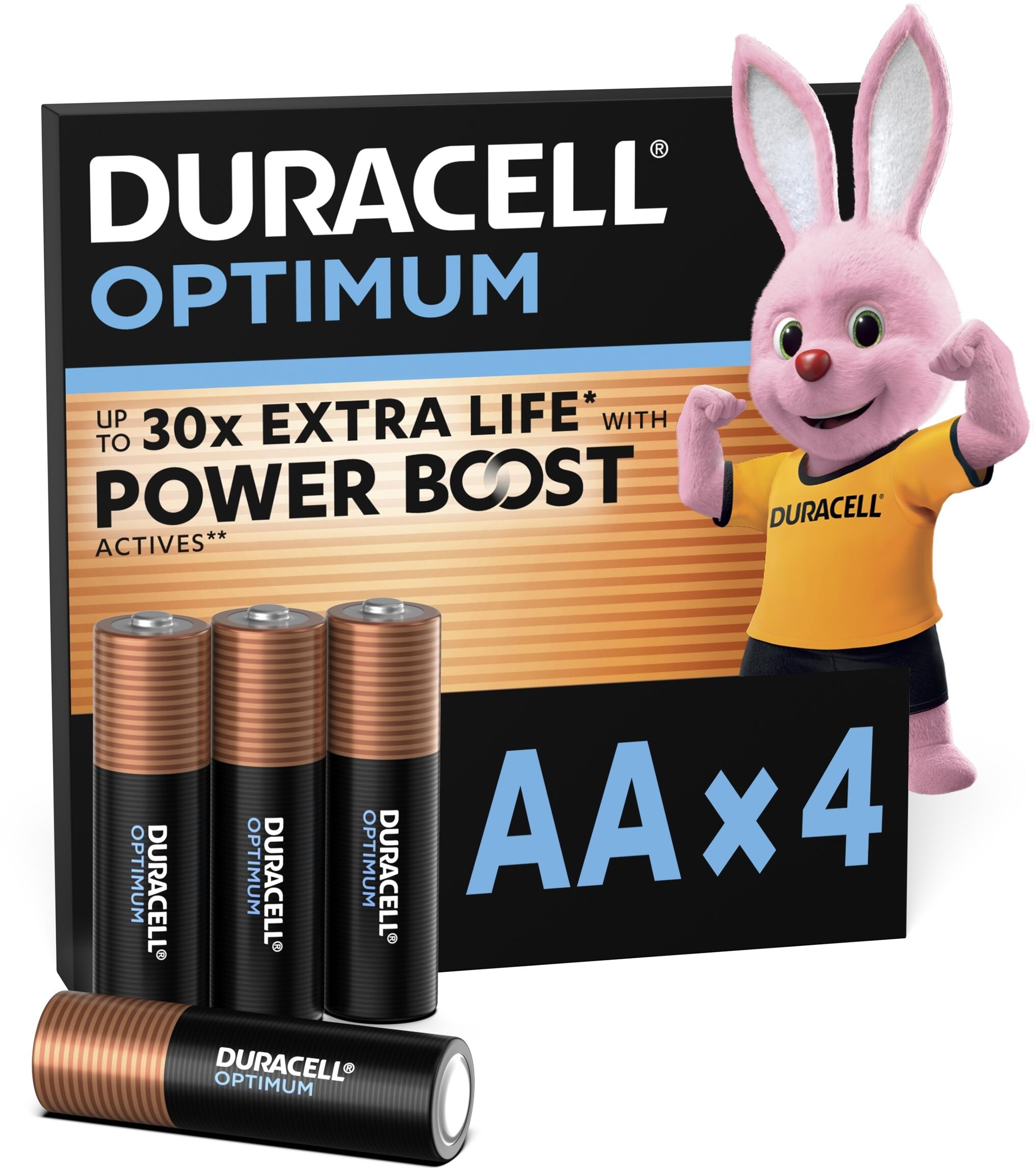 Батарейки Duracell Optimum AA 4 шт (5000394158696)фото