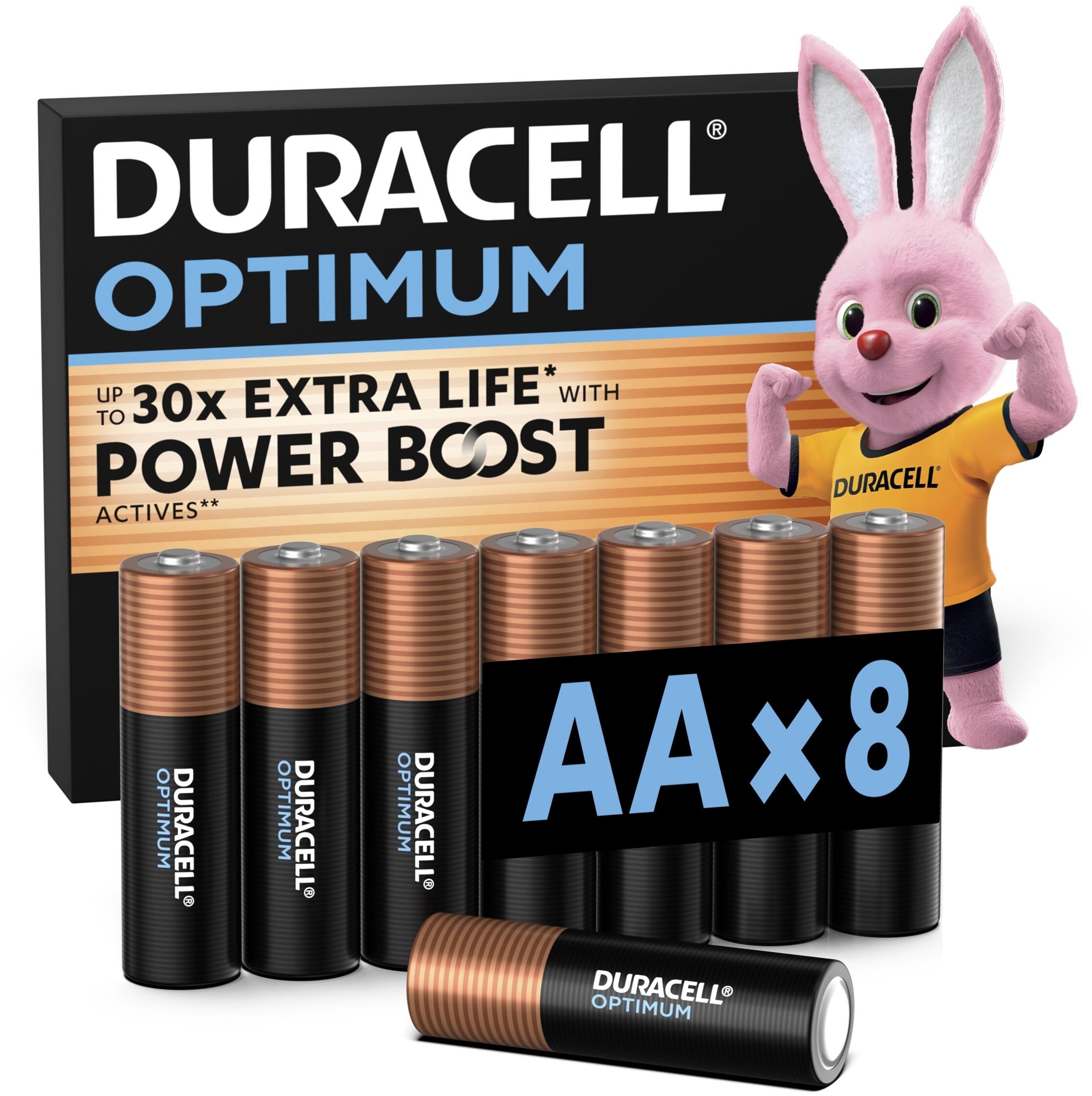 Батарейки Duracell Optimum AA 8 шт (5000394158931)фото