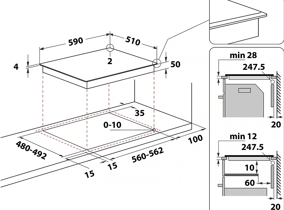 Варочная поверхность Whirlpool WLS2760BF/S фото 2