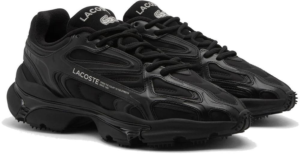 Кроссовки мужские Lacoste L003 2K24 750SMA0110-02H 41 (7.5 UK) черные фото 2