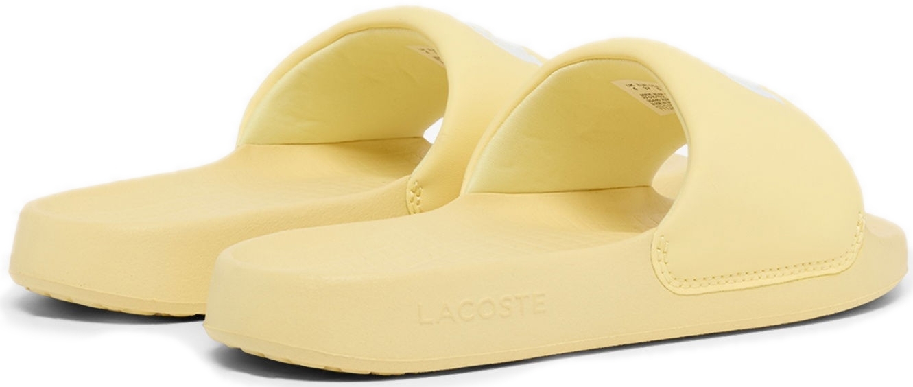 Шлепанцы женские Lacoste Serve Slide 2.0 751CFA0006-241 38 (5 UK) желтые фото 3