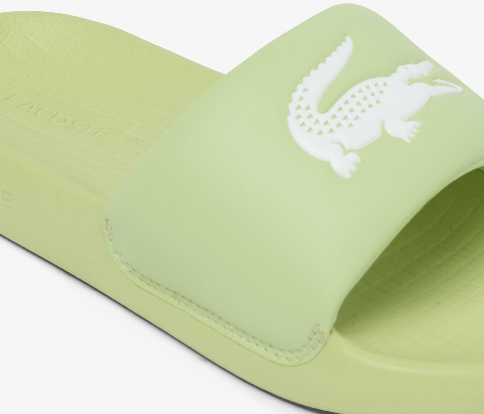 Шлепанцы женские Lacoste Serve Slide 751CFA0006-2K8 37 (4 UK) салатовые фото 6