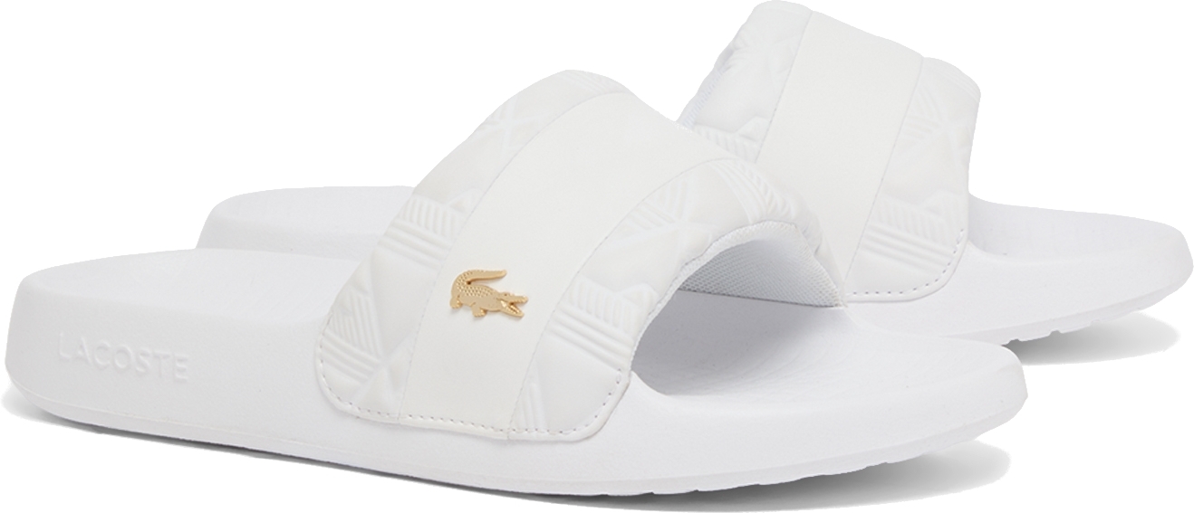 Шлепанцы женские Lacoste Serve Slides Hybrid 751CFA0031-21G 37 (4 UK) белые фото 2