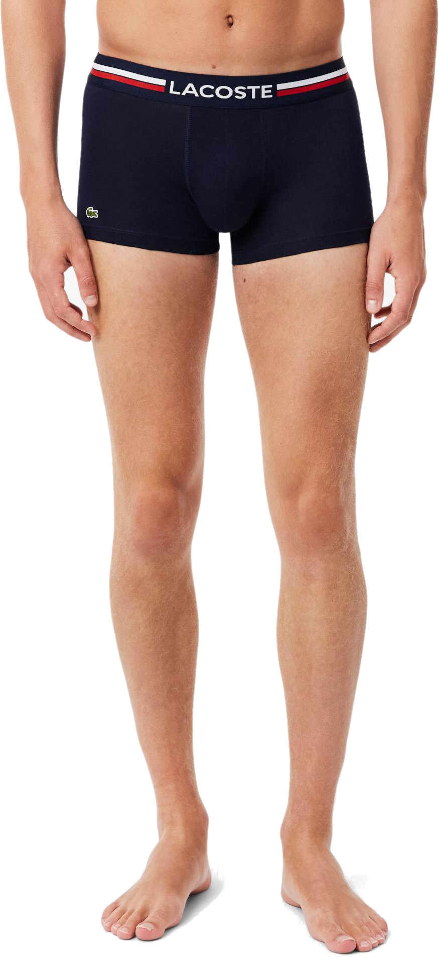 Набір трусів-боксерів чоловічих Lacoste 5H2382-525 L 3 шт. темно-сині/біліфото6