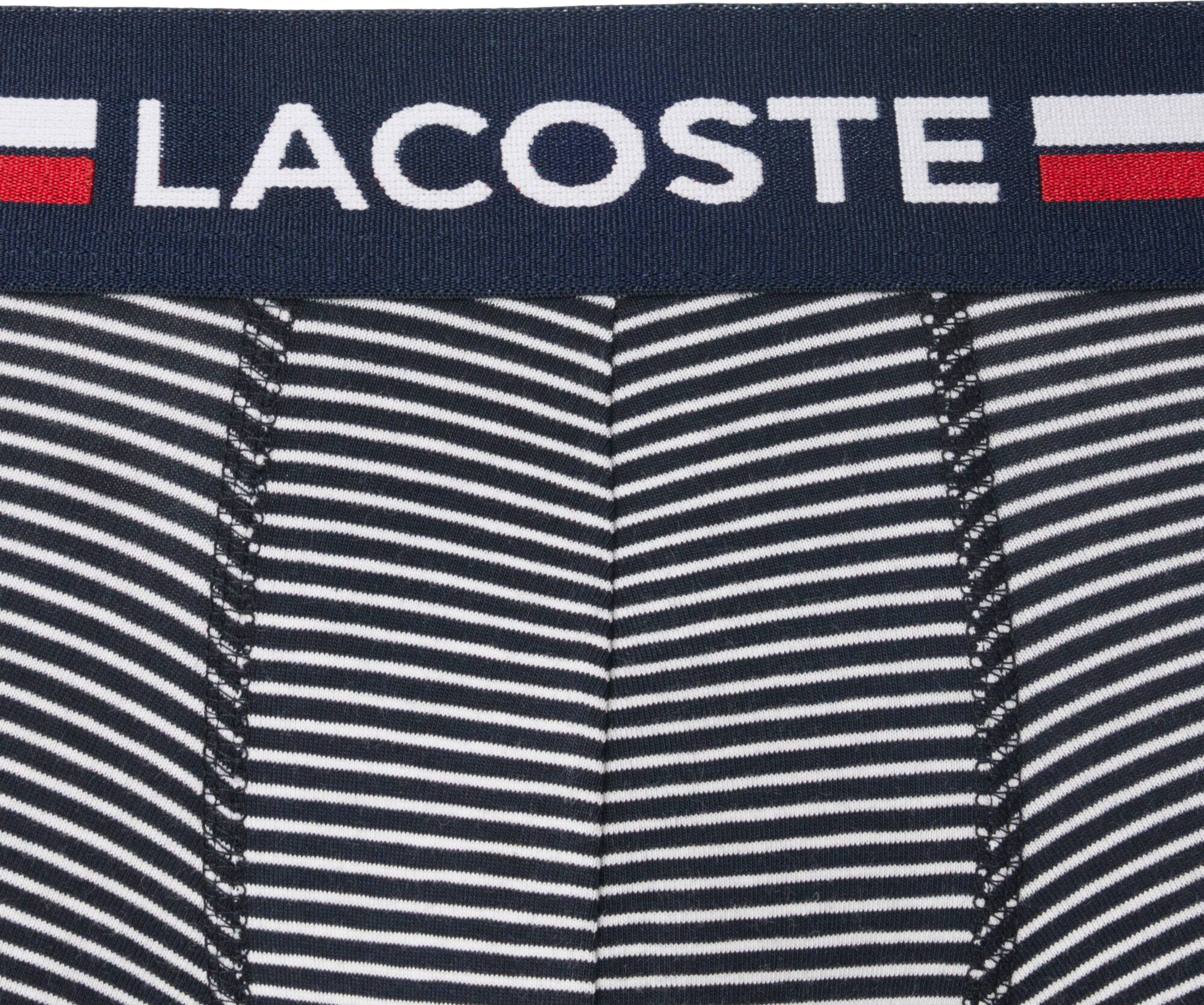Набір трусів-боксерів чоловічих Lacoste 5H2382-525 2XL 3 шт. темно-сині/біліфото8