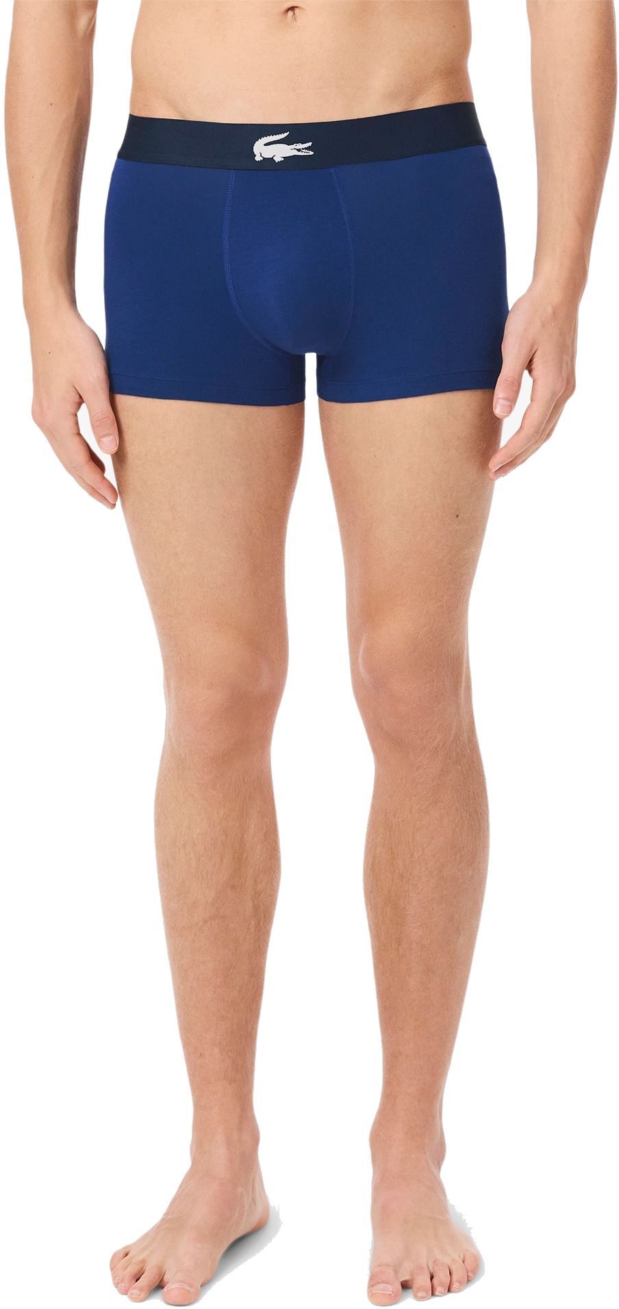 Набір трусів-боксерів чоловічих Lacoste 5H1288-BCK S 3 шт. темно-сині/білі-сріблястіфото6
