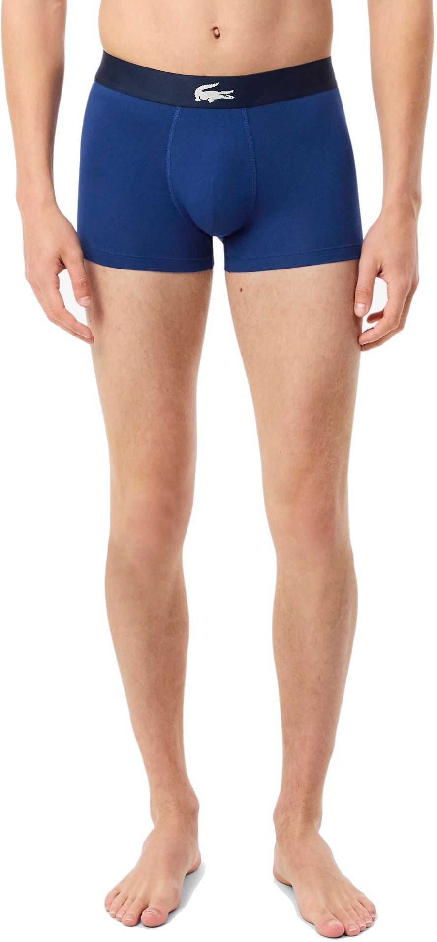 Набір трусів-боксерів чоловічих Lacoste 5H1288-BCK S 3 шт. темно-сині/білі-сріблястіфото7