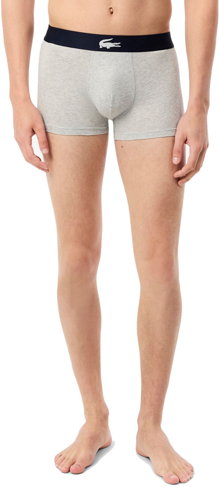Набір трусів-боксерів чоловічих Lacoste 5H1288-BCK XL 3 шт. темно-сині/білі-сріблястіфото8
