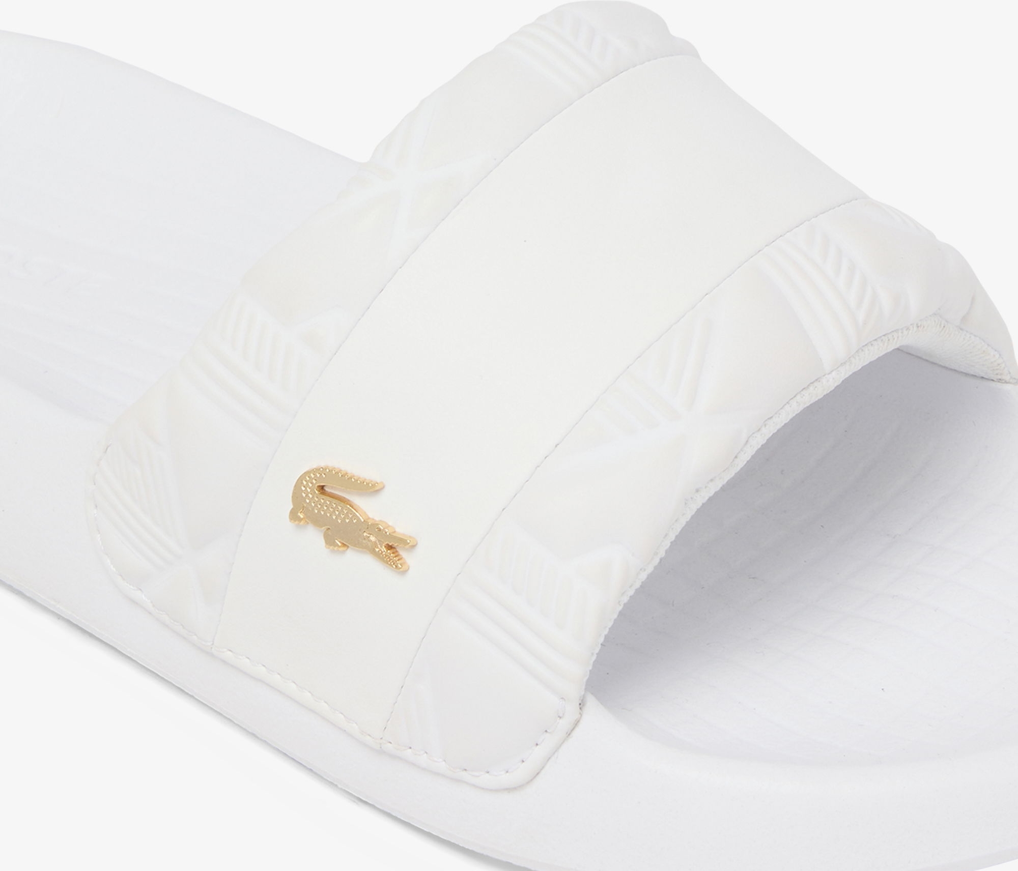 Шлепанцы женские Lacoste Serve Slides Hybrid 751CFA0031-21G 39.5 (6 UK) белые фото 6