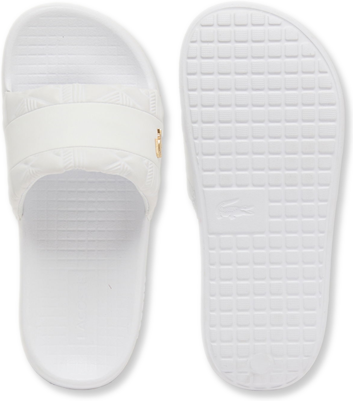 Шлепанцы женские Lacoste Serve Slides Hybrid 751CFA0031-21G 40.5 (7 UK) белые фото 4