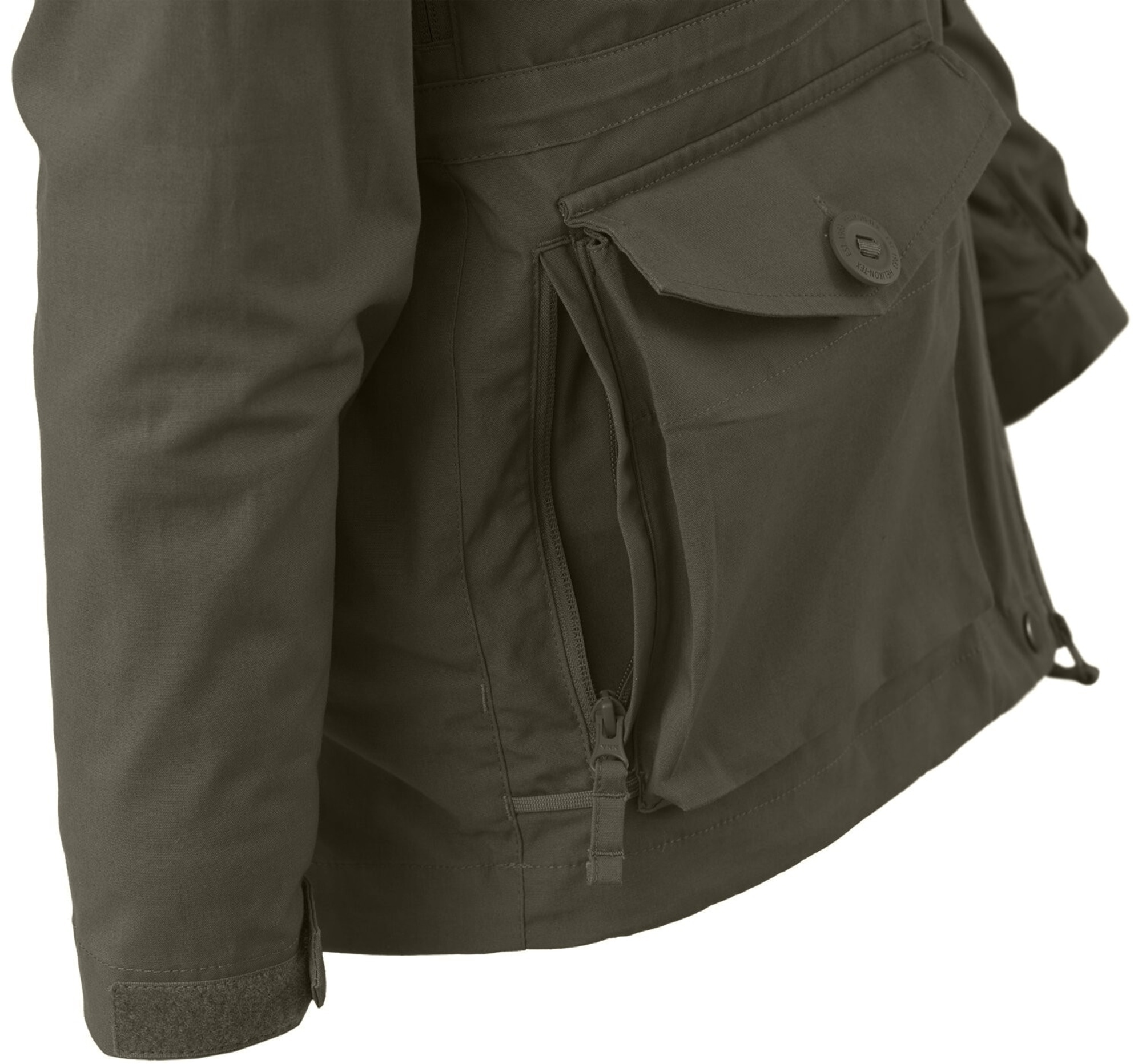 Куртка мужская Helikon-Tex SAS Smock - Duracanva S темно-зеленая фото13