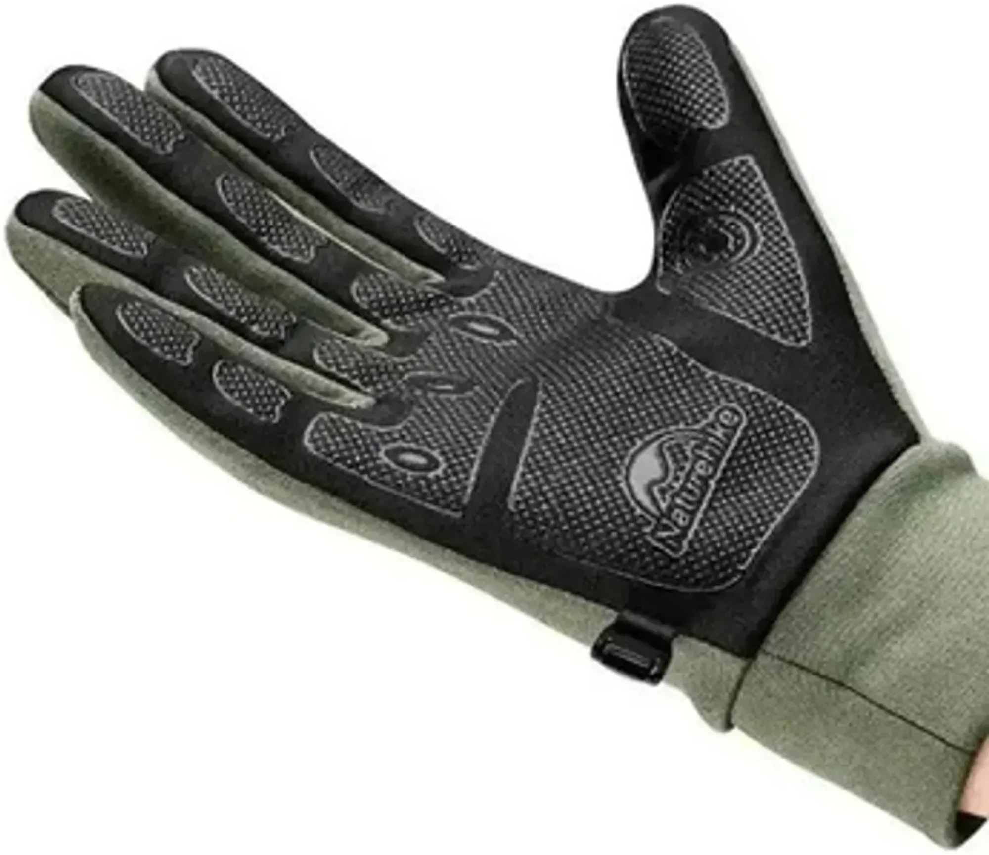 Перчатки спортивные с улучшенным хватом мужские Naturehike NH20FS032 М оливковый фото2