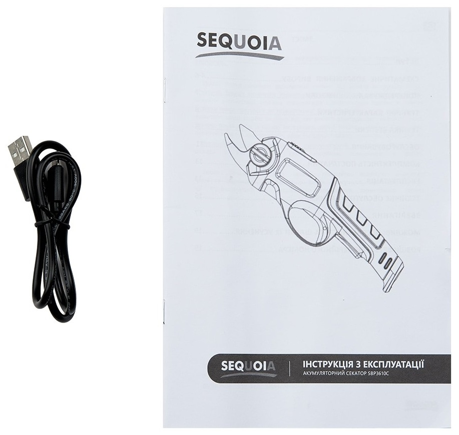 Секатор акумуляторний SEQUOIA SBP3610C (SBP3610C)фото3