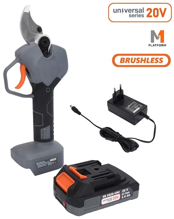 Секатор акумуляторний SEQUOIA SBP2030B-UNI 20В (SBP2030B-UNI)фото