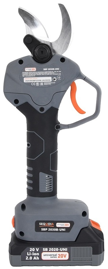 Секатор акумуляторний SEQUOIA SBP2030B-UNI 20В (SBP2030B-UNI)фото