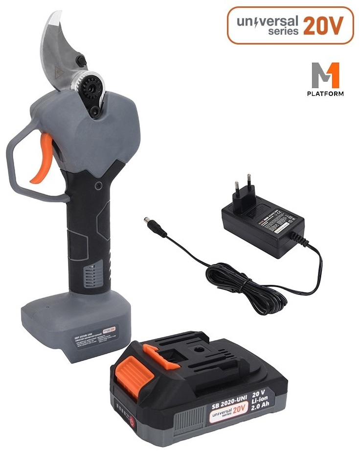 Секатор акумуляторний SEQUOIA SBP2030B-UNI 20В (SBP2030B-UNI)фото