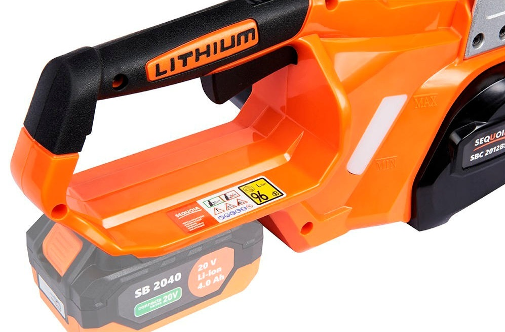 Пила ланцюгова акумуляторна SEQUOIA SBC2012BS 20В, шина 30см (без АКБ та ЗП), (SBC2012BS)фото