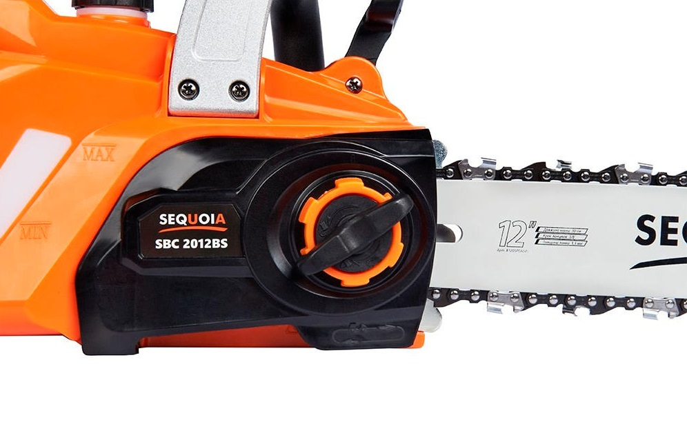 Пила ланцюгова акумуляторна SEQUOIA SBC2012BS 20В, шина 30см (без АКБ та ЗП), (SBC2012BS)фото