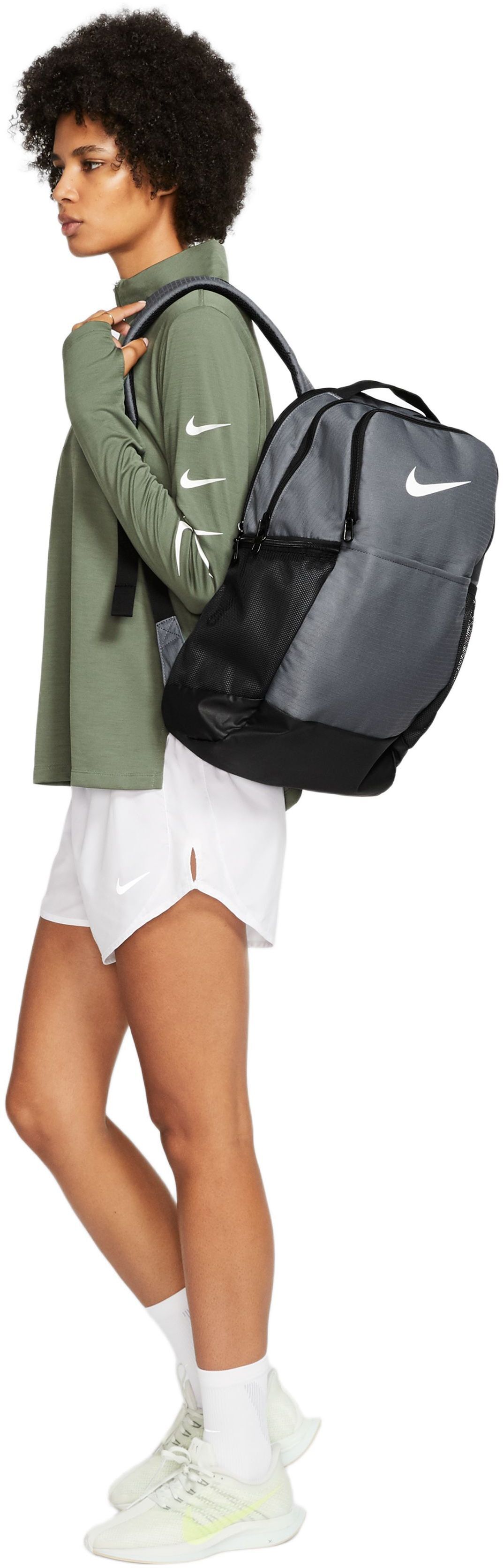 Рюкзак Nike Brsla M Bkpk - 9.0 (24L) BA5954-026 серый фото 8