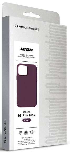 Чехол ArmorStandart ICON2 Case для Apple iPhone 16 Pro Max Plum (ARM81307) фото 9