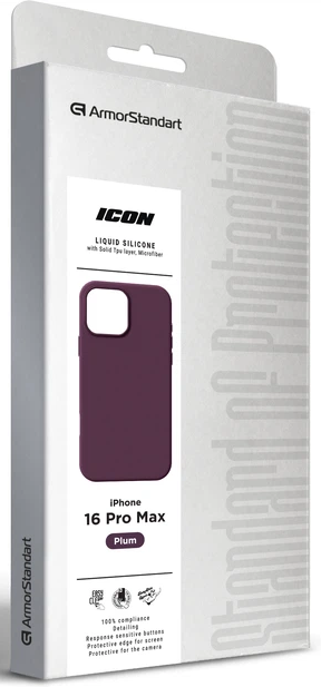 Чехол ArmorStandart ICON2 MagSafe для Apple iPhone 16 Pro Max Plum (ARM81322) фото 