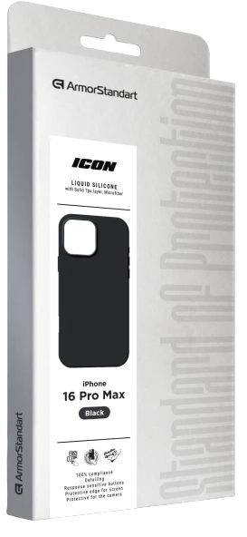 Чехол ArmorStandart ICON2 Case для Apple iPhone 16 Pro Max Black (ARM78637) фото 2