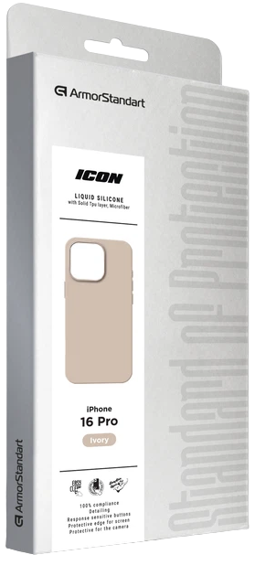 Чехол ArmorStandart ICON2 Case для Apple iPhone 16 Pro Ivory (ARM79635) фото 10