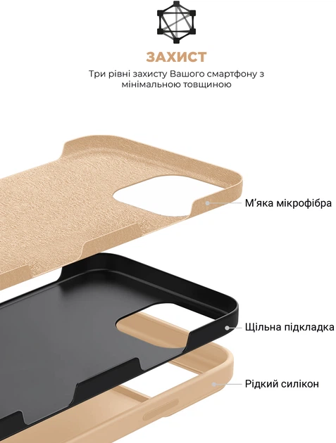 Чехол ArmorStandart ICON2 Case для Apple iPhone 16 Pro Rose Gold (ARM79636) фото 5