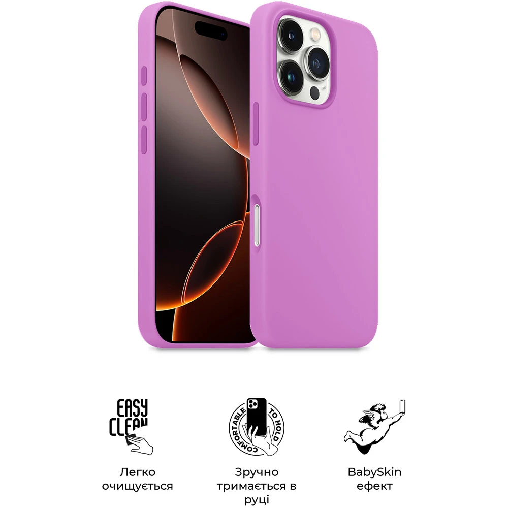 Чехол ArmorStandart ICON2 Case для Apple iPhone 16 Pro Light Purple (ARM79637) фото 4