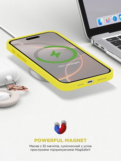 Чехол ArmorStandart ICON2 MagSafe для Apple iPhone 16 Pro Star Fruit (ARM81320) фото 6