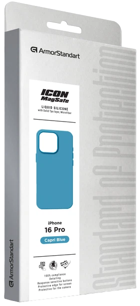 Чехол ArmorStandart ICON2 MagSafe для Apple iPhone 16 Pro Capri Blue (ARM80193) фото 