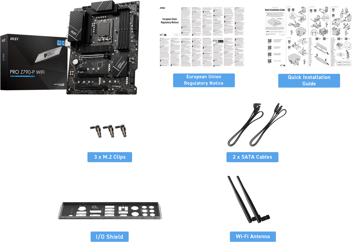 Материнcкая плата MSI PRO Z790-P WIFI (911-7E06-091) фото 