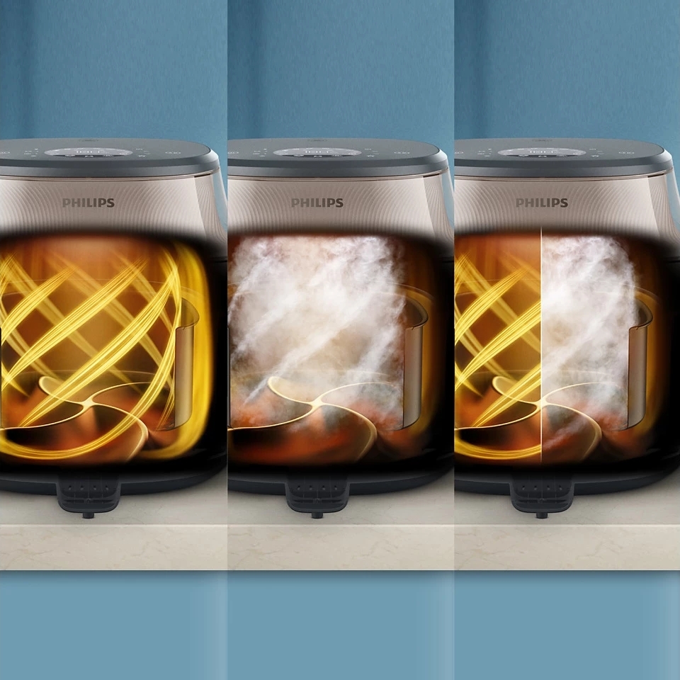 Мультипечь Philips Series 5000 OVI SteamFry NA547/07 фото 5