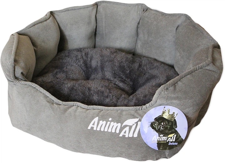 Лежак для собак и кошек AnimAll 1130 Rolyal 9169-1706E S Grey 48x42x20 фото 2