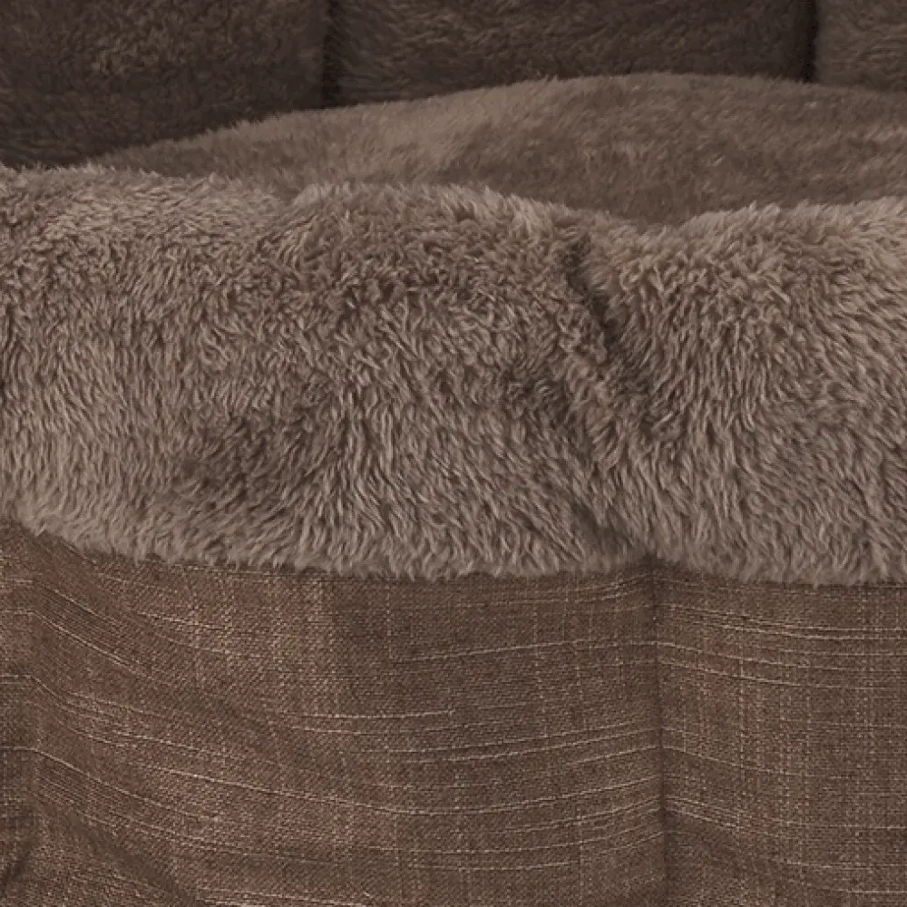 Лежак для собак и кошек AnimAll Mary М Brown 60x60x17 фото 3