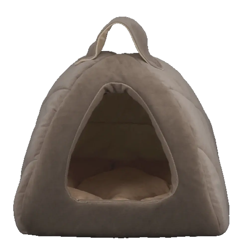 Лежак для собак і котів AnimAll Silver beige 39х39х36фото3